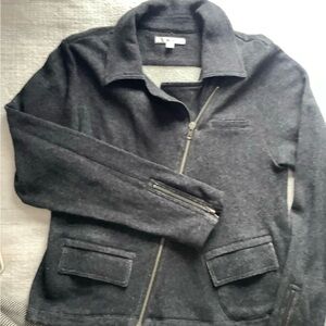 Cabi Heathered Charcoal  Jacket